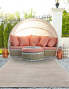 Catalina Cove Outdoor Collection Area Rug -  Zuma Rectangle Gray  lifestyle 5