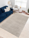 Catalina Cove Outdoor Collection Area Rug -  Zuma Rectangle Gray  lifestyle 17