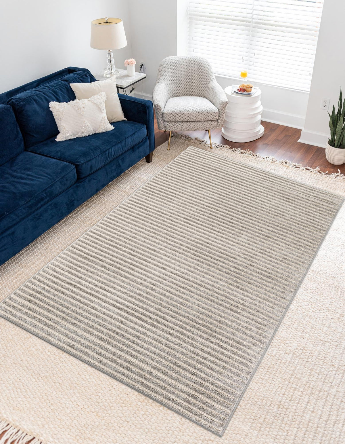 Catalina Cove Outdoor Collection Area Rug -  Zuma Rectangle Gray  lifestyle 17