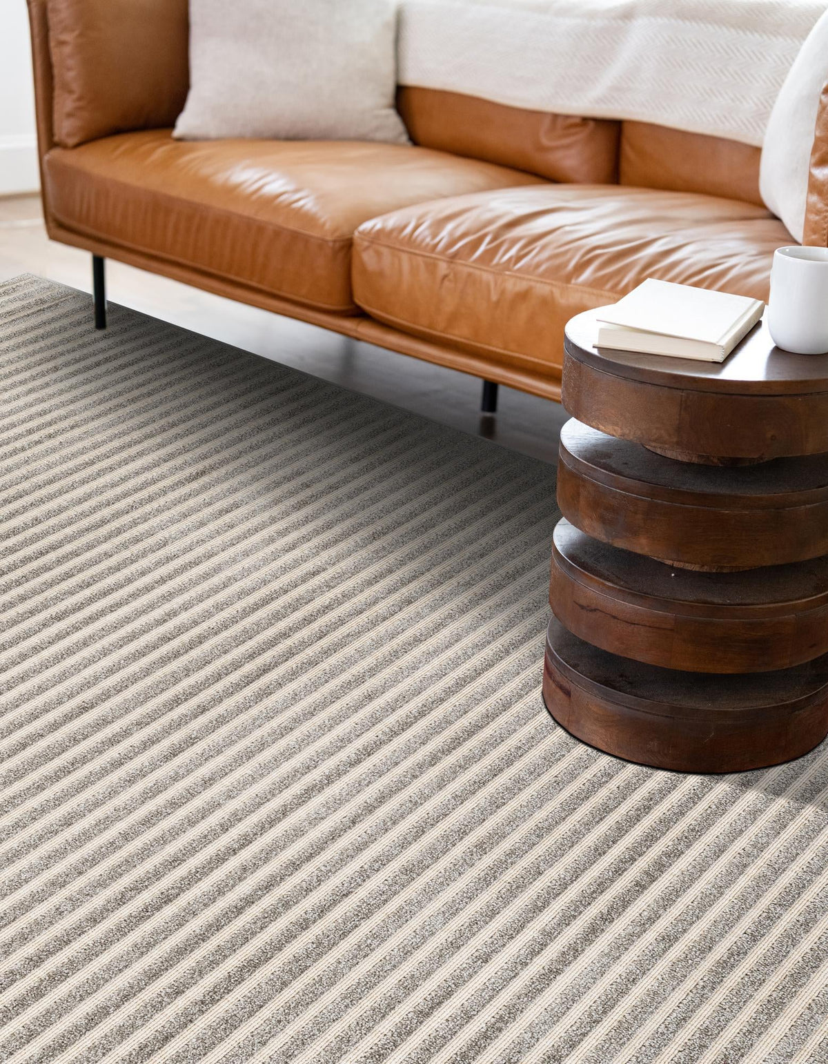 Catalina Cove Outdoor Collection Area Rug -  Zuma Rectangle Gray  lifestyle 25