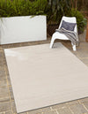 Catalina Cove Outdoor Collection Area Rug -  Zuma Rectangle Beige and Ivory  lifestyle 16