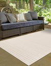 Catalina Cove Outdoor Collection Area Rug -  Zuma Rectangle Beige and Ivory  lifestyle 24