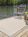 Catalina Cove Outdoor Collection Area Rug -  Zuma Rectangle Beige and Ivory  lifestyle 40