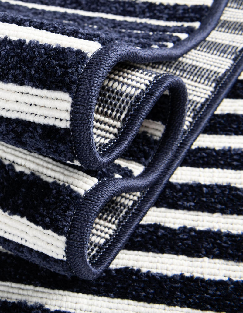 Catalina Cove Outdoor Collection Area Rug -  Zuma Rectangle Navy Blue  lifestyle 79