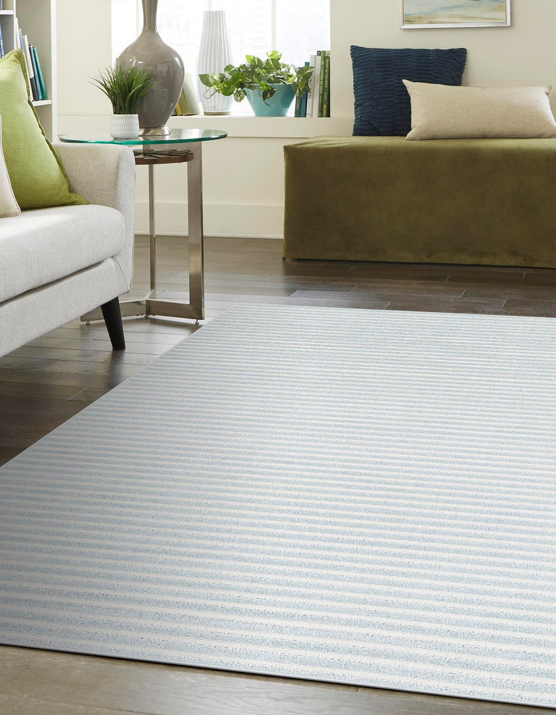 Catalina Cove Outdoor Collection Area Rug -  Zuma Rectangle Light Blue  lifestyle 26