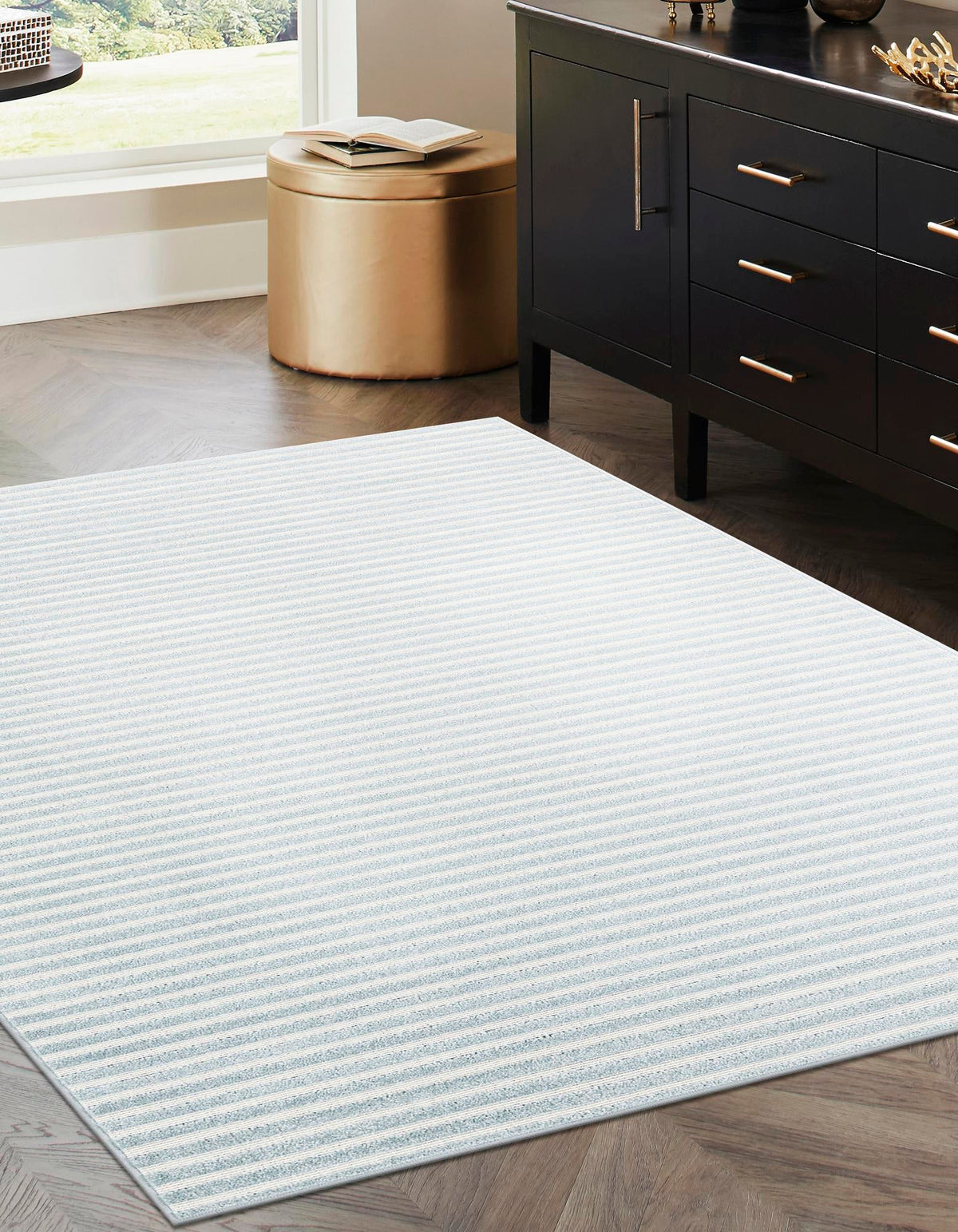 Catalina Cove Outdoor Collection Area Rug -  Zuma Rectangle Light Blue  lifestyle 42