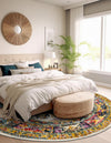 Brighton Terrace Collection Area Rug -  Portslade Round Ivory  lifestyle 79