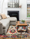Brighton Terrace Collection Area Rug -  Portslade Rectangle Ivory  lifestyle 5