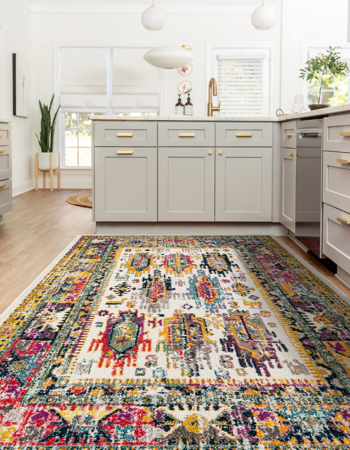 Brighton Terrace Collection Area Rug -  Portslade Rectangle Ivory  lifestyle 21