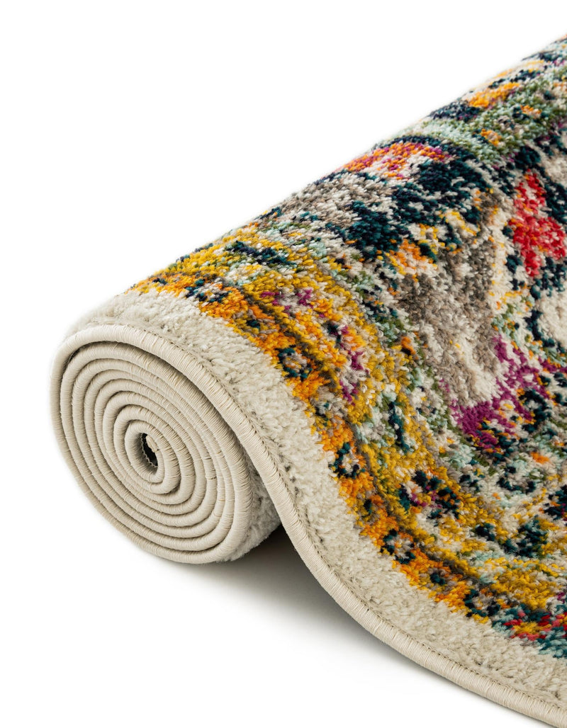 Brighton Terrace Collection Area Rug -  Portslade Rectangle Ivory  lifestyle 37