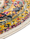 Brighton Terrace Collection Area Rug -  Portslade Round Ivory  lifestyle 93