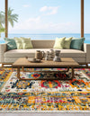 Brighton Terrace Collection Area Rug -  Portslade Square Ivory  lifestyle 64