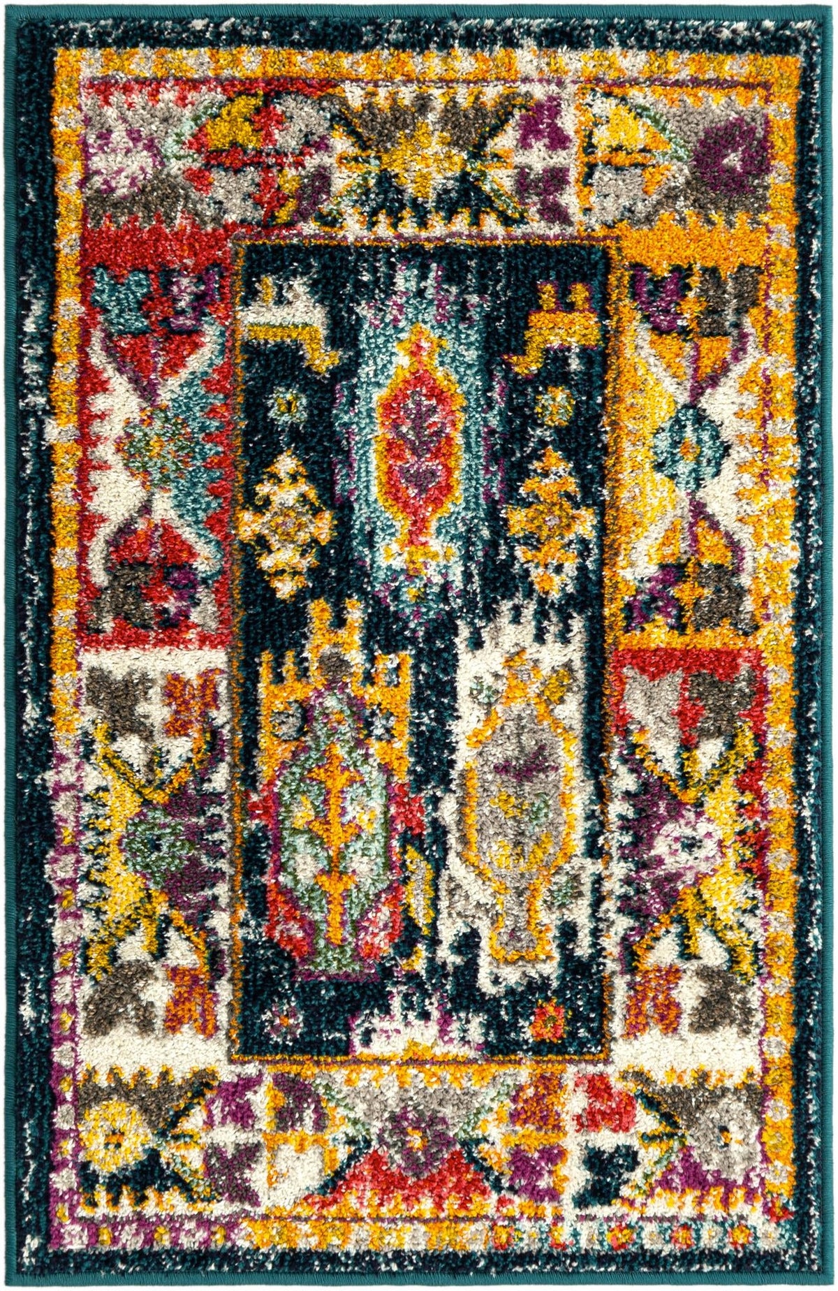 Brighton Terrace Collection Area Rug -  Portslade Rectangle Navy Blue  lifestyle 4