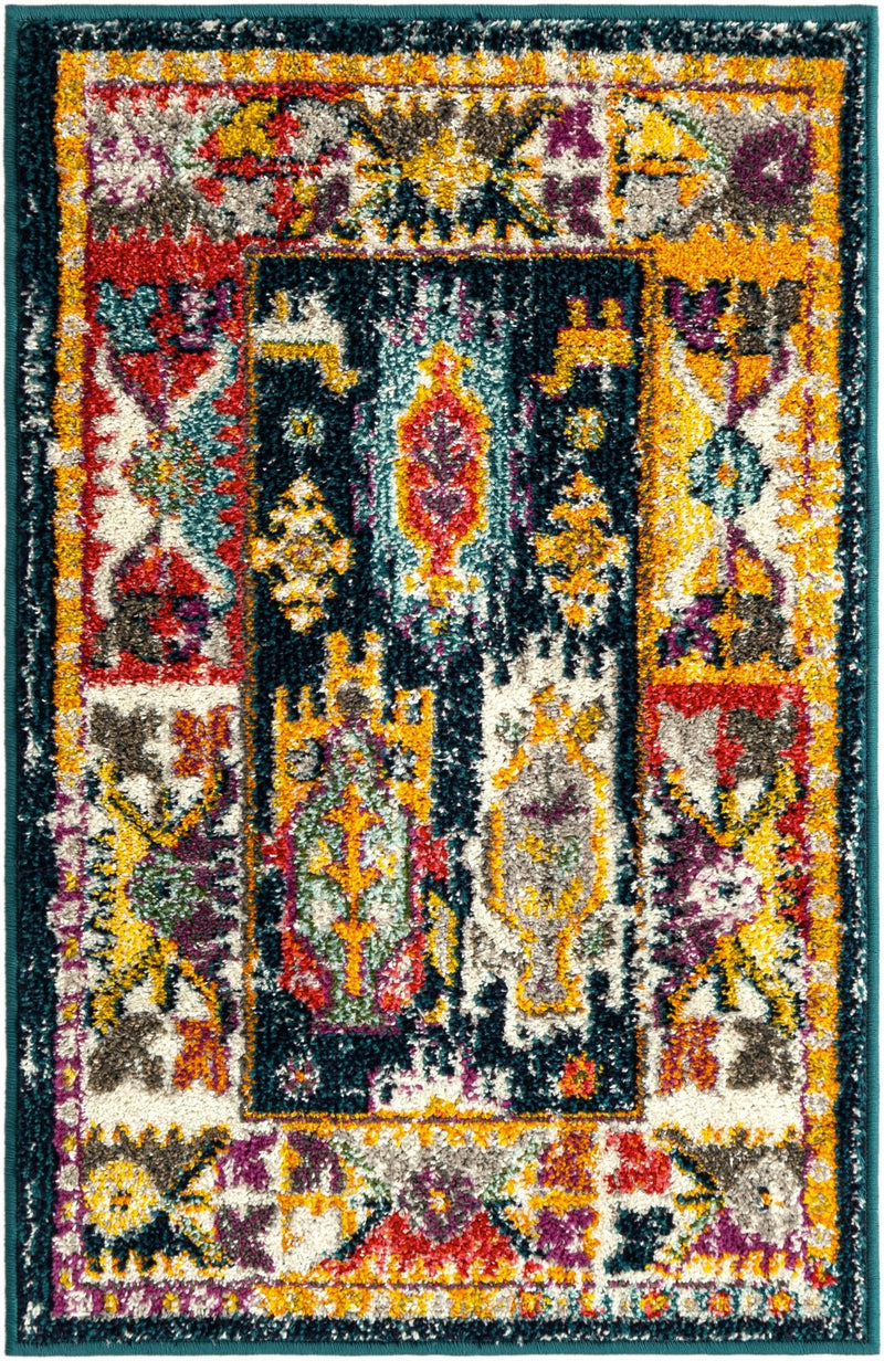 Brighton Terrace Collection Area Rug -  Portslade Rectangle Navy Blue  lifestyle 4
