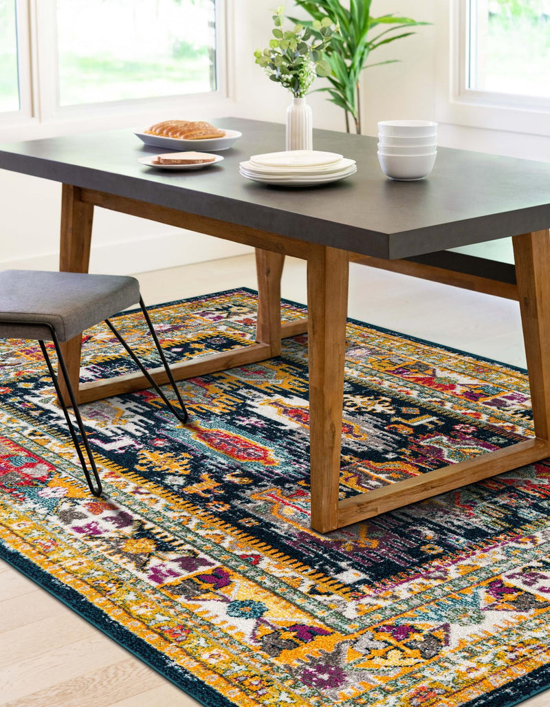 Brighton Terrace Collection Area Rug -  Portslade Rectangle Navy Blue  lifestyle 8