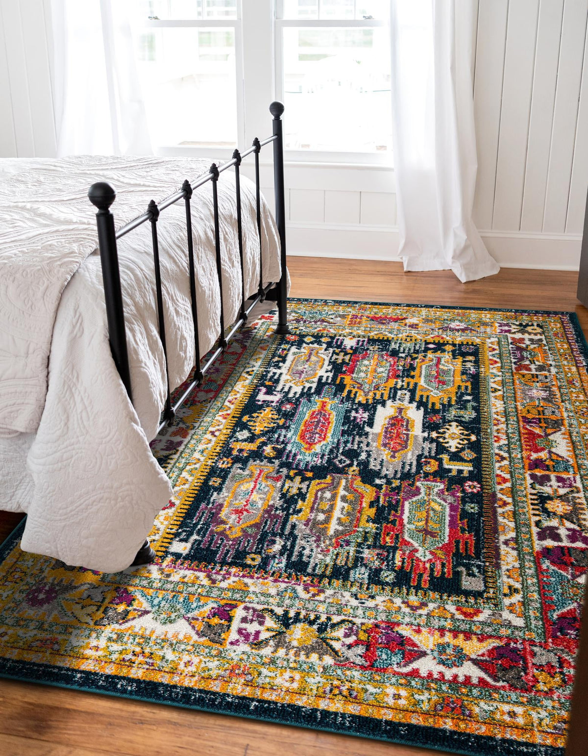 Brighton Terrace Collection Area Rug -  Portslade Rectangle Navy Blue  lifestyle 22