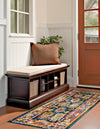 Brighton Terrace Collection Area Rug -  Portslade Runner Navy Blue  lifestyle 70