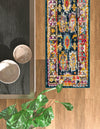 Brighton Terrace Collection Area Rug -  Portslade Runner Navy Blue  lifestyle 126