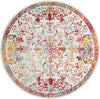 Brighton Terrace Collection Area Rug -  Saltdean Round Ivory  lifestyle 48