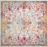 Brighton Terrace Collection Area Rug -  Saltdean Square Ivory  lifestyle 46