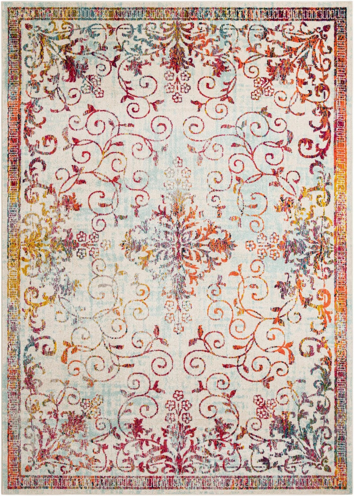 Brighton Terrace Collection Area Rug -  Saltdean Rectangle Ivory  lifestyle 2
