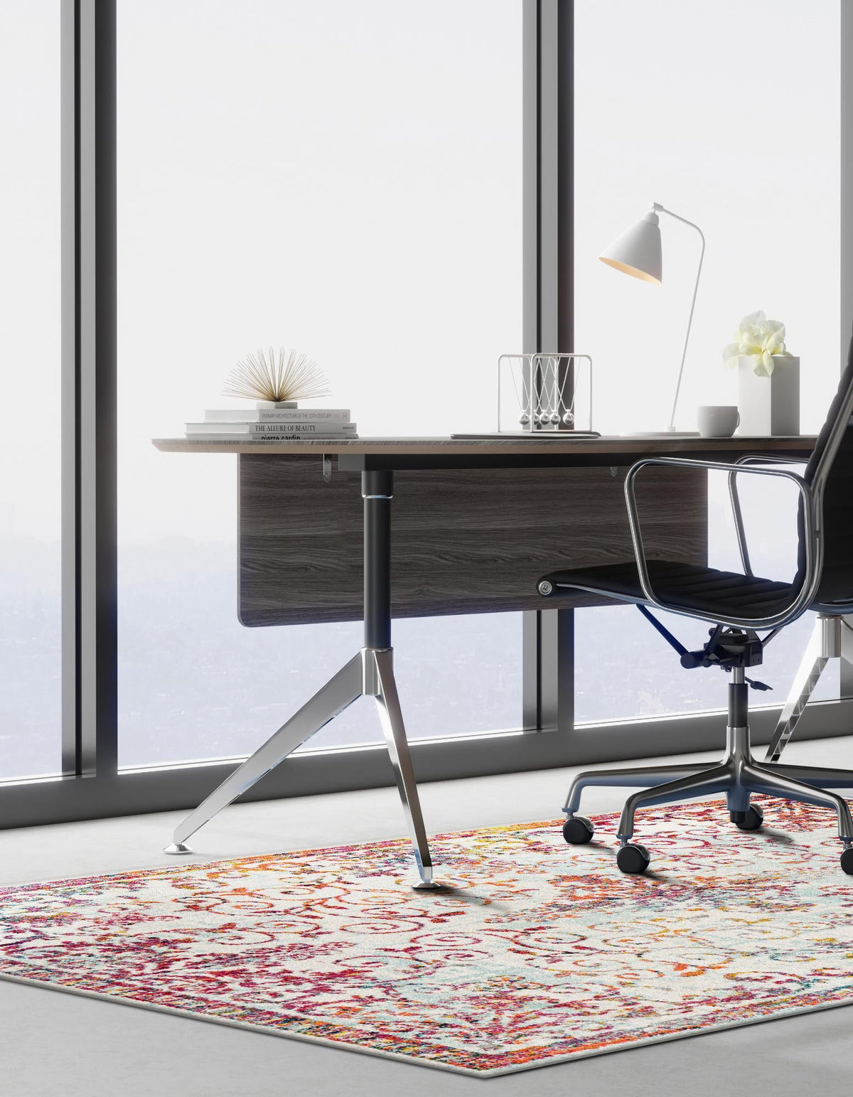 Brighton Terrace Collection Area Rug -  Saltdean Rectangle Ivory  lifestyle 16