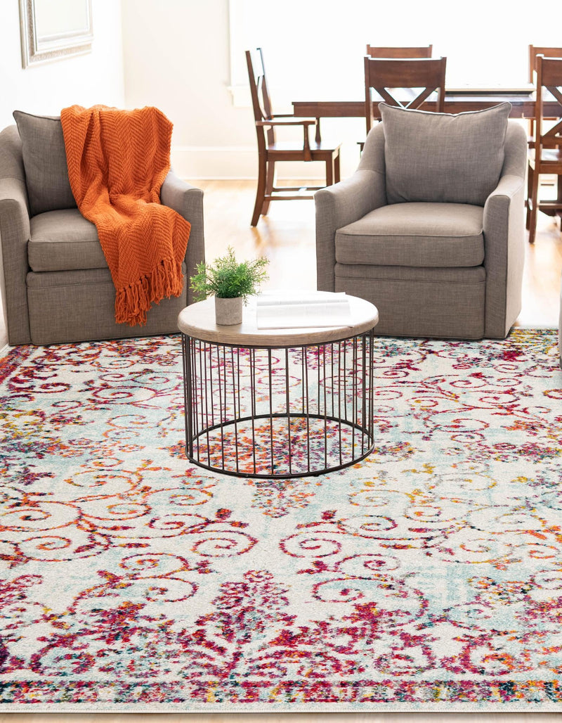 Brighton Terrace Collection Area Rug -  Saltdean Rectangle Ivory  lifestyle 20
