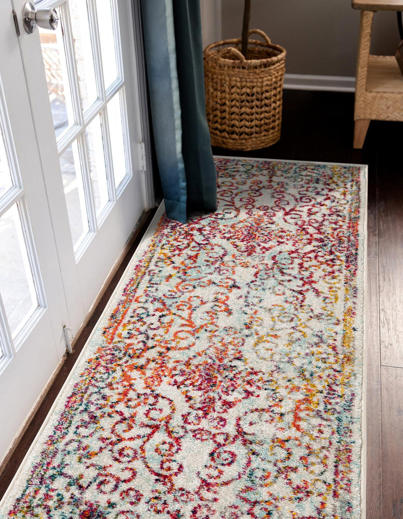 Brighton Terrace Collection Area Rug -  Saltdean Runner Ivory  lifestyle 60
