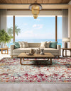 Brighton Terrace Collection Area Rug -  Saltdean Square Ivory  lifestyle 71
