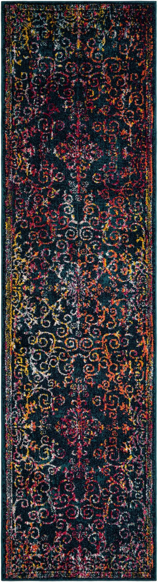 Brighton Terrace Collection Area Rug -  Saltdean Runner Navy Blue  lifestyle 87