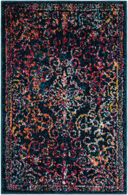 Brighton Terrace Collection Area Rug -  Saltdean Rectangle Navy Blue Main