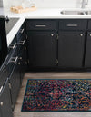 Brighton Terrace Collection Area Rug -  Saltdean Runner Navy Blue  lifestyle 66