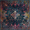 Brighton Terrace Collection Area Rug -  Saltdean Square Navy Blue  lifestyle 44