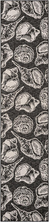 Seaside Haven Rugs Collection Area Rug -  Lighthouse Runner Black and White  lifestyle 50