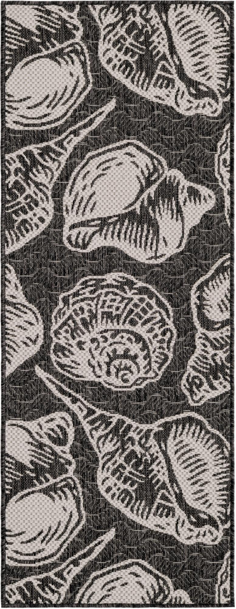 Seaside Haven Rugs Collection Area Rug -  Lighthouse (Black and White) Runner Black and White  lifestyle 40