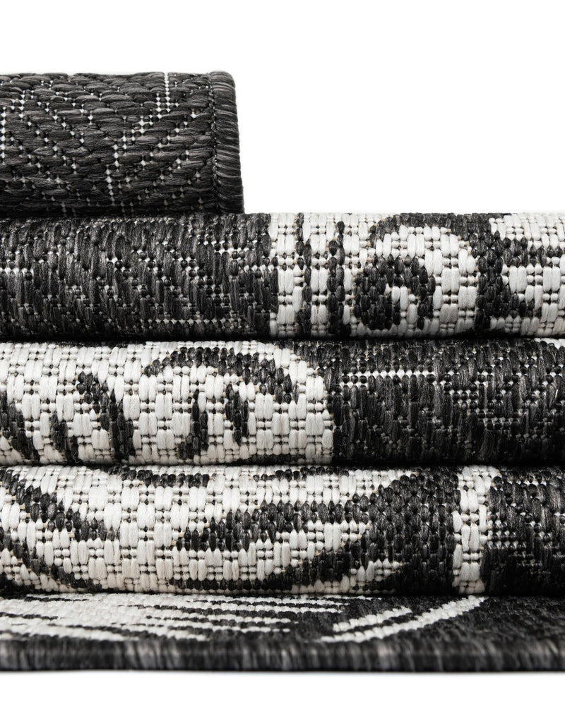 Seaside Haven Rugs Collection Area Rug -  Lighthouse Rectangle Black and White  lifestyle 34