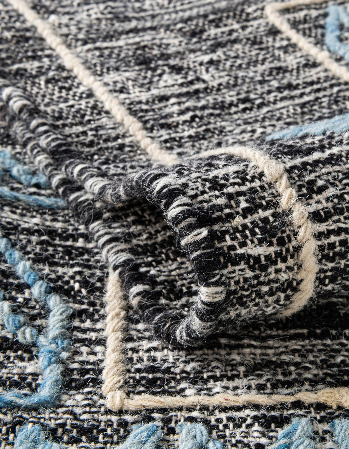Anatolian Tapestry Wool Collection Area Rug - Ephesus Rectangle Charcoal Gray  lifestyle 13
