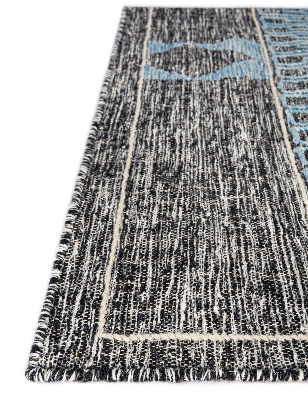 Anatolian Tapestry Wool Collection Area Rug - Ephesus Rectangle Charcoal Gray  lifestyle 14