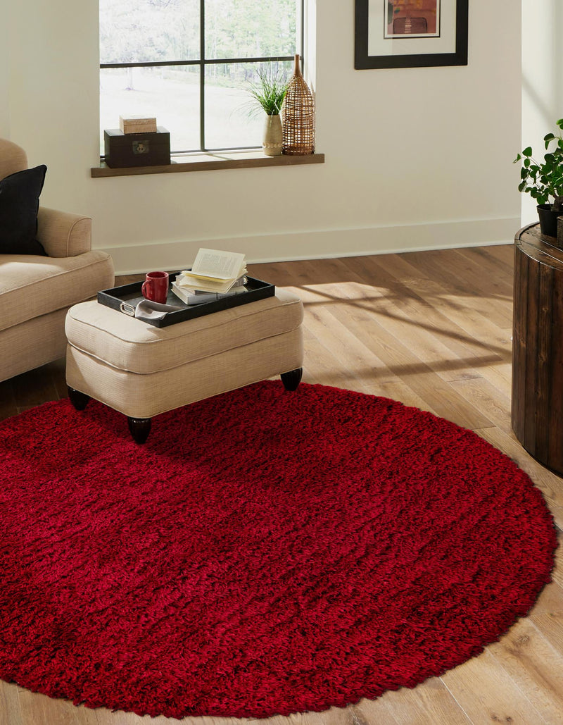 Majestic Manor Collection Area Rug - Versailles (Lipstick) Round Lipstick  lifestyle 19