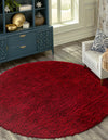 Majestic Manor Collection Area Rug - Versailles (Lipstick) Round Lipstick  lifestyle 27