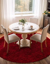 Majestic Manor Collection Area Rug - Versailles (Lipstick) Round Lipstick  lifestyle 31
