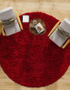 Majestic Manor Collection Area Rug - Versailles (Lipstick) Round Lipstick  lifestyle 37