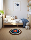 Urban Loft Haven Collection Area Rug - Metropolis Round Multi  lifestyle 2