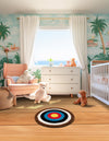 Urban Loft Haven Collection Area Rug - Metropolis Round Multi  lifestyle 8