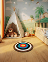 Urban Loft Haven Collection Area Rug - Metropolis Round Multi  lifestyle 9