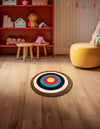 Urban Loft Haven Collection Area Rug - Metropolis Round Multi  lifestyle 11