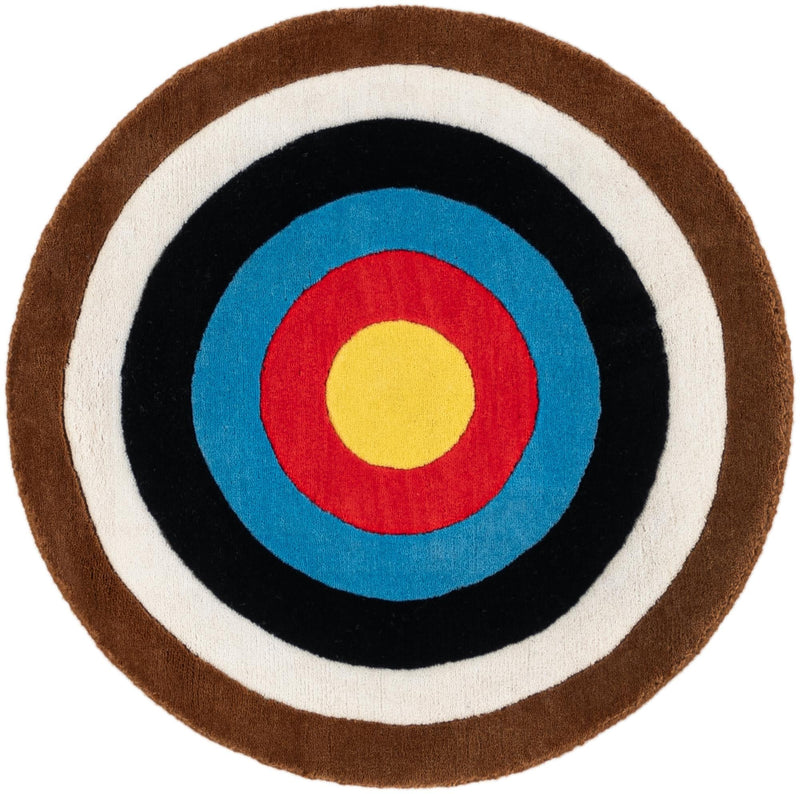 Urban Loft Haven Collection Area Rug - Metropolis Round Multi Main