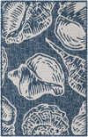 Seaside Haven Rugs Collection Area Rug -  Lighthouse (Navy Blue and Ivory) Rectangle Navy Blue and Ivory Main