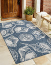 Seaside Haven Rugs Collection Area Rug -  Lighthouse (Navy Blue and Ivory) Rectangle Navy Blue and Ivory  lifestyle 5