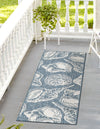 Seaside Haven Rugs Collection Area Rug -  Lighthouse (Navy Blue and Ivory) Runner Navy Blue and Ivory  lifestyle 8
